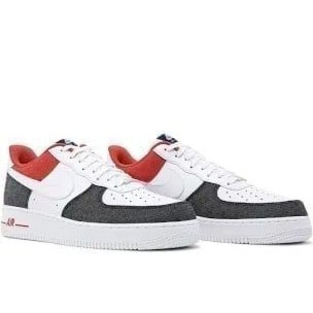 Nike AIR FORCE 1 '07 LX 'WHITE RED DENIM'